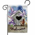 Patio Trasero Sweet Bird House Animals 13 x 18.5 in. Double-Sided Vertical Garden Flags for Decoration Banner PA3905218